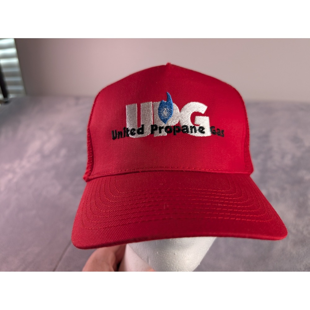 United Propane Gas UPG Otto Red Trucker Hat Snapback Mesh Cap 32-285